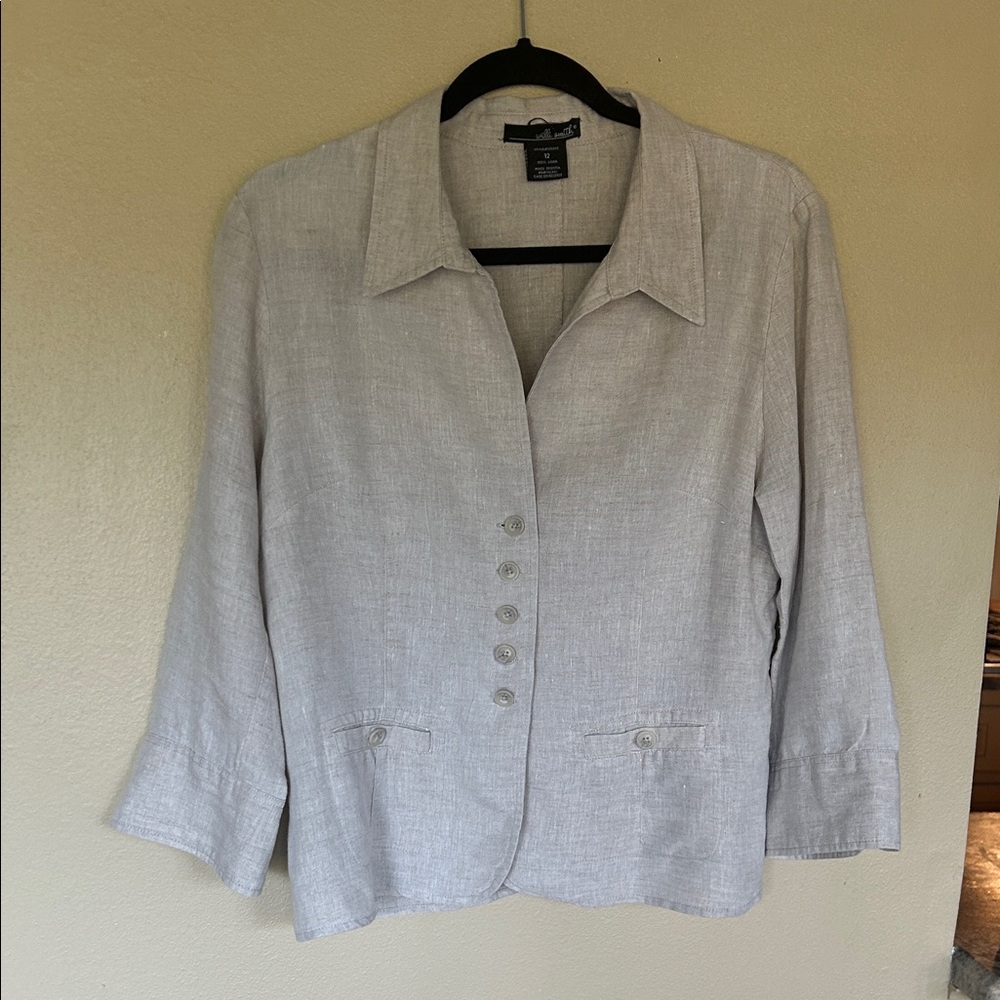 Willi Smith Light Gray Women's Jacket
